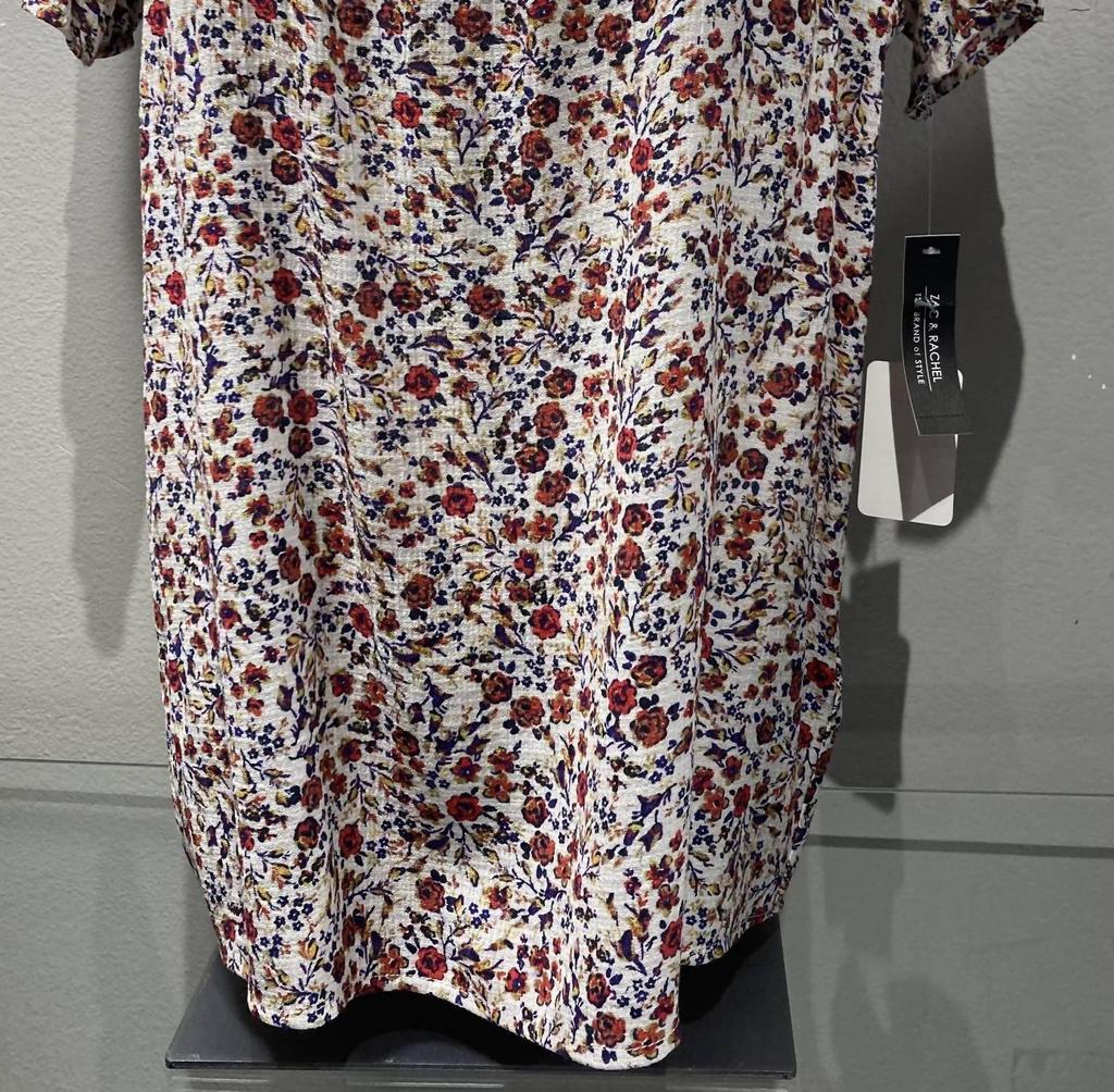 Zac Posen Zac & Rachel - Short sleeve floral print top
