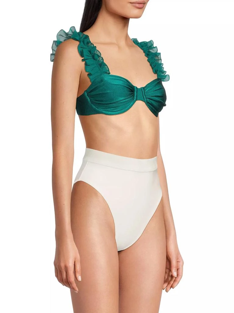PatBO Swim Flutter Sleeve Bikini Top 4