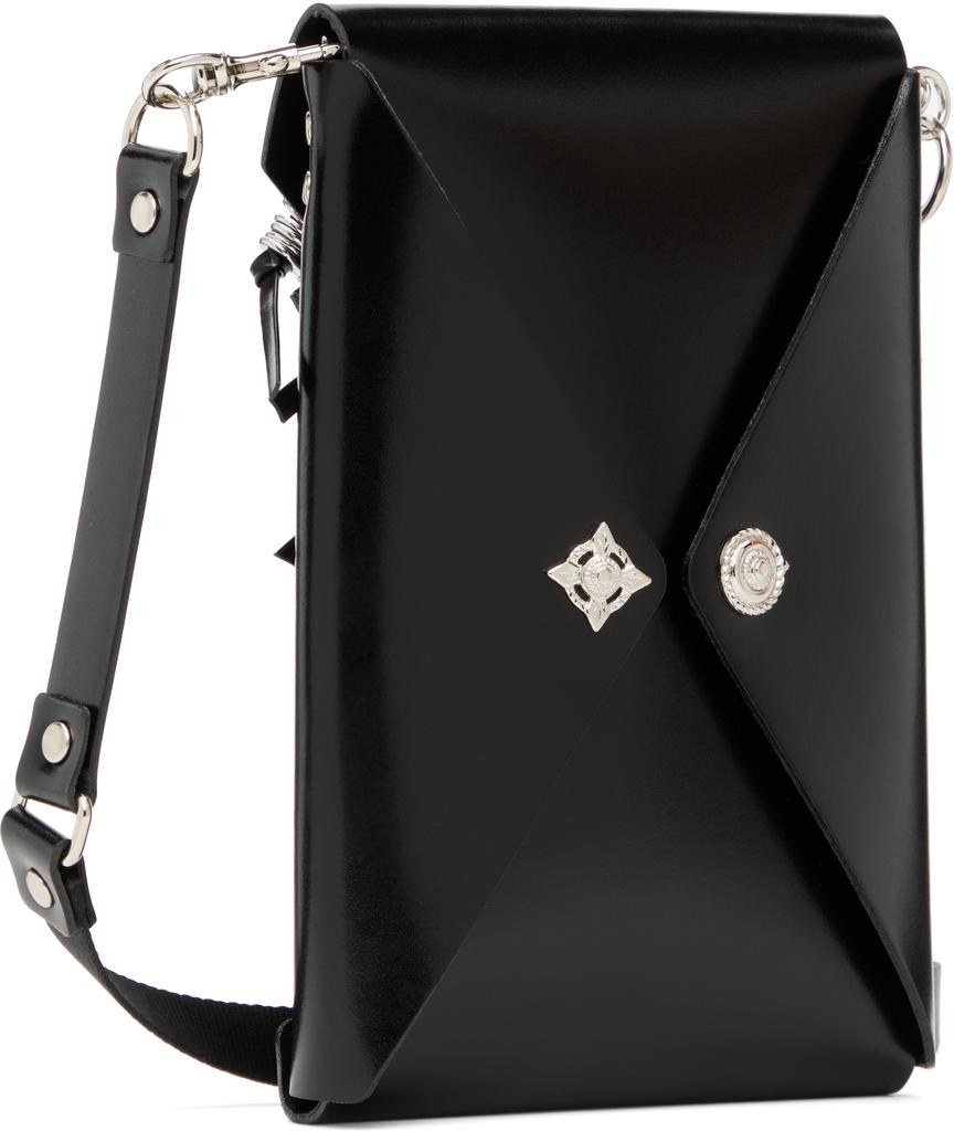 バッグ TOGA PULLA Leather shoulder pouch Toga Pulla Black Leather Shoulder Pouch - Handbags - BeyondStyle