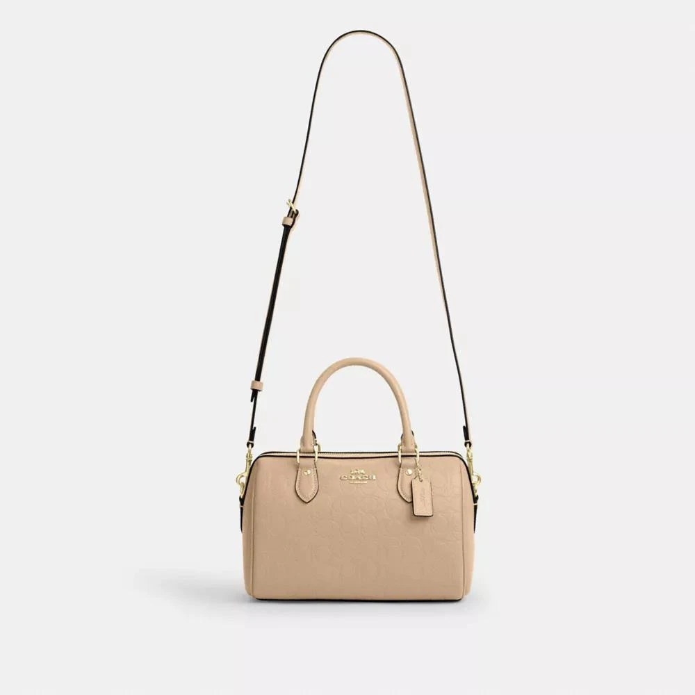 Coach Rowan Satchel Bag In Signature Leather 10