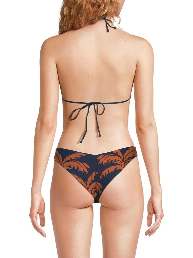 WeWoreWhat Printed Halterneck Bikini Top 2