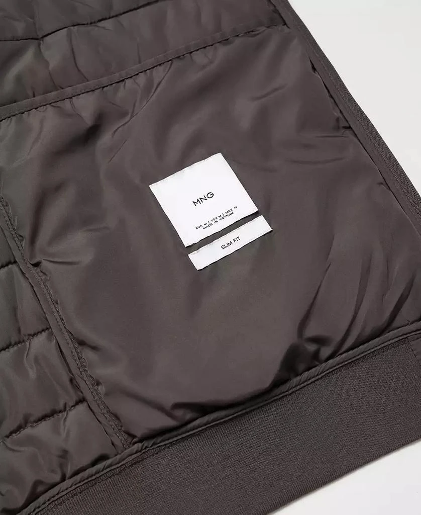 Mango Men's Ultralight Water-Repellent Quilted Vest 9