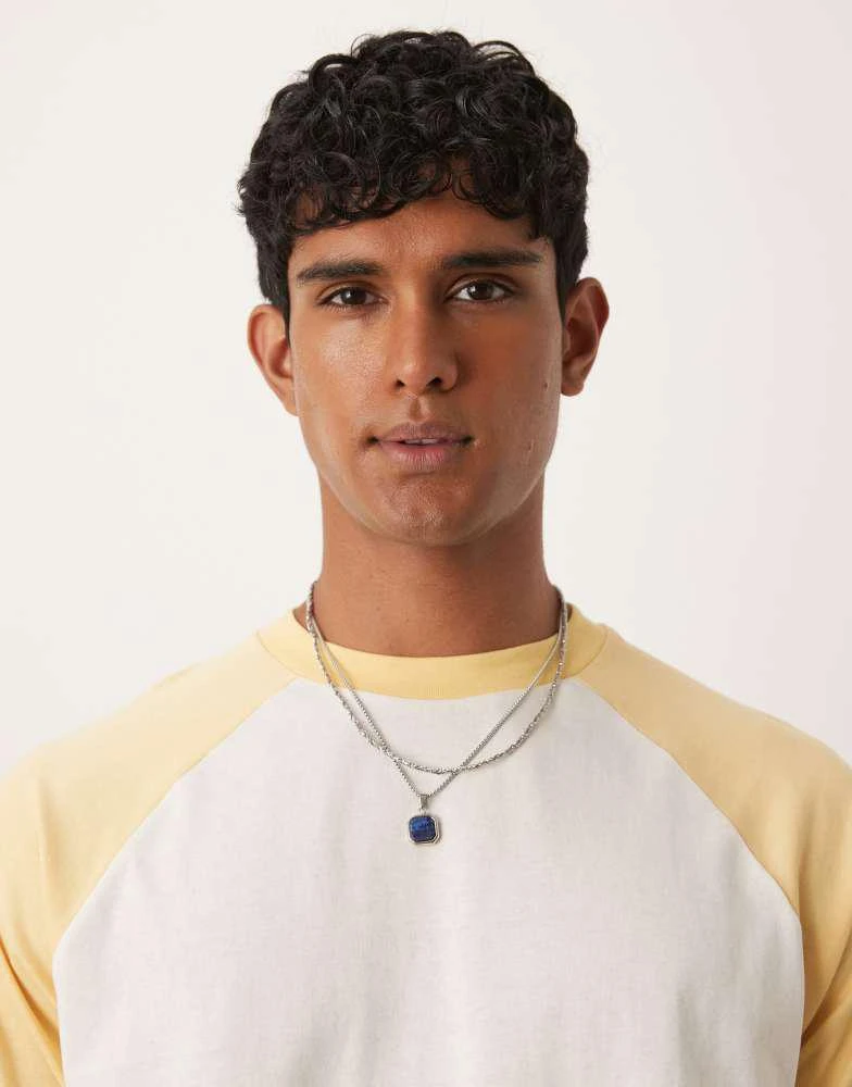 ASOS ASOS DESIGN relaxed raglan t-shirt in cream 3