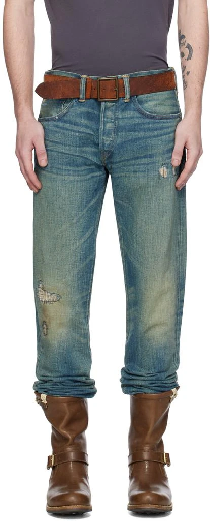 RRL Blue Selvedge Jeans 1