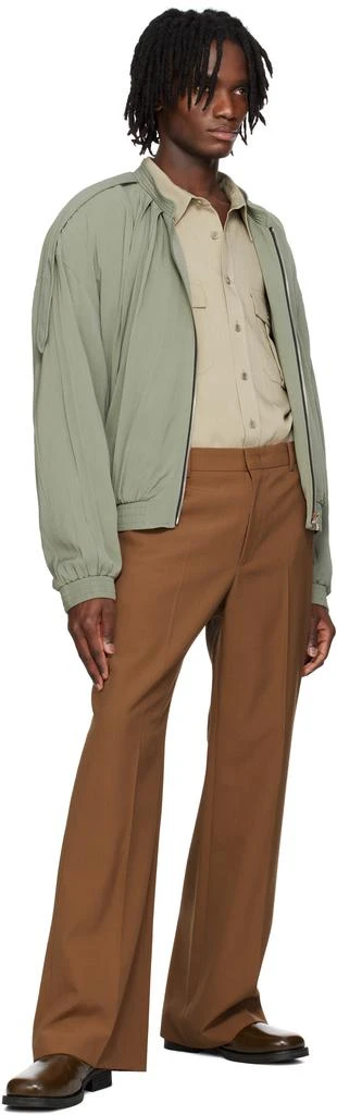Recto Tan Signature RC Flared Trousers 4