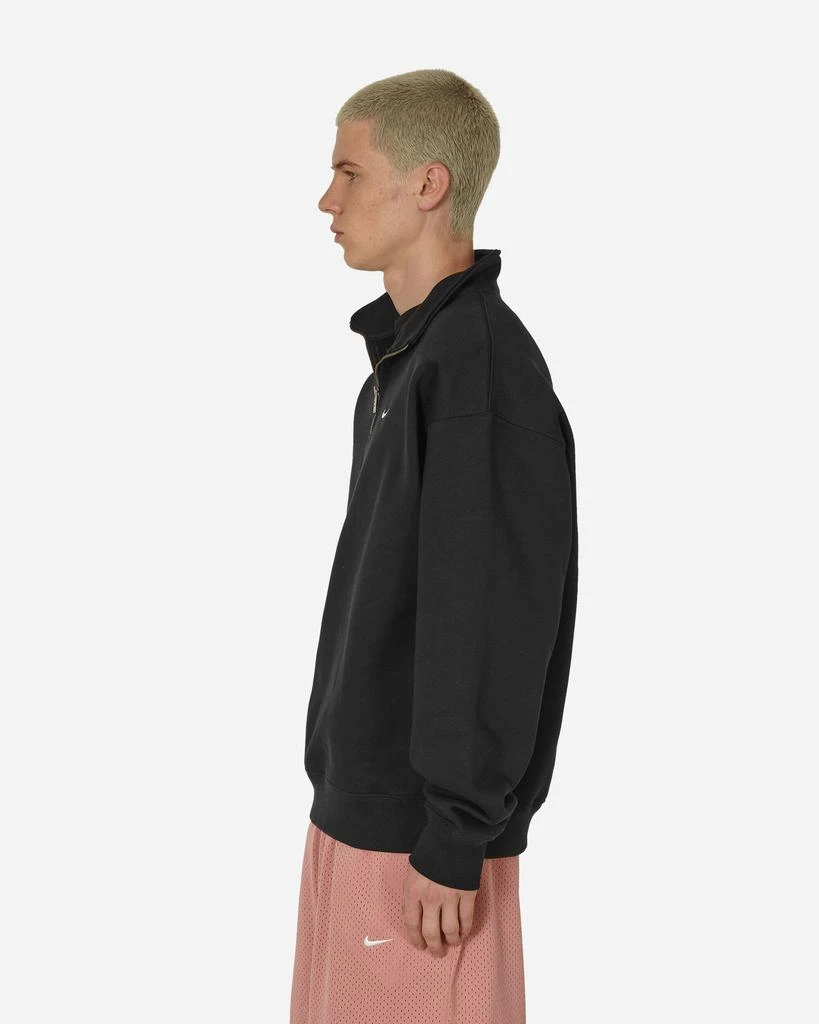 NIKE Solo Swoosh 1/4 Zip Sweatshirt Black 2