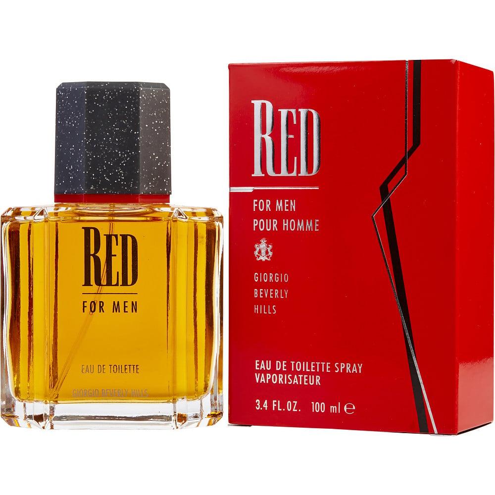 Giorgio Beverly Hills Red By  Edt Spray 3.4 Oz Men