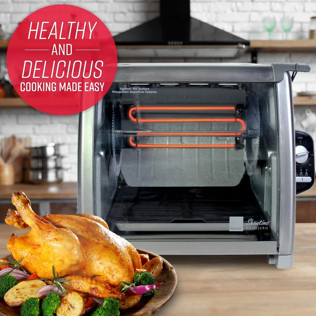 Ronco Ronco Modern Rotisserie Oven, Large Capacity (15lbs) Countertop Oven, Multi-Purpose Basket for Versatile Cooking, Easy-to-Use Controls 2