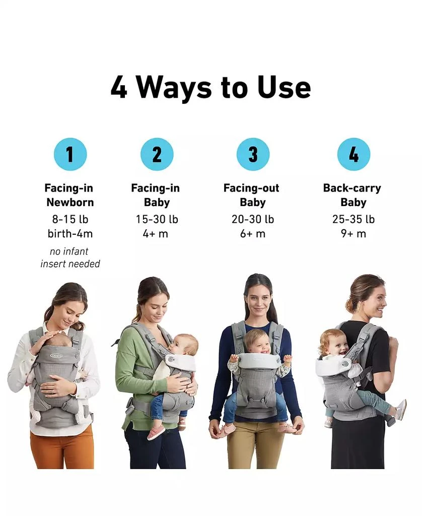 Graco Cradle Me 4-in-1 Baby Carrier 2