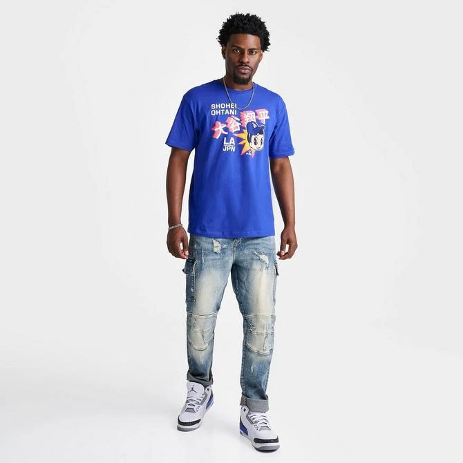 New Era Men's New Era Los Angeles Dodgers MLB Shohei Ohtani Cartoon Graphic T-Shirt 2