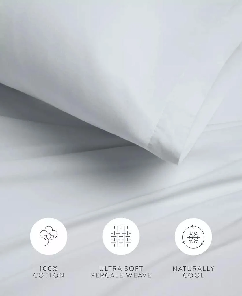 IENJOY HOME Ultra Soft Percale Cotton 3-Pc. Sheet Set 5