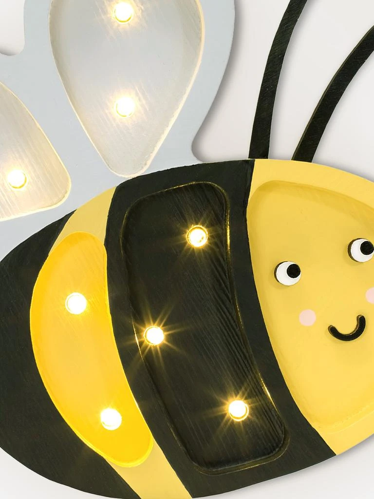 Little Lights Little Lights Happy Bee Lamp in Yellow (16x18.5x5.5 cm) 3