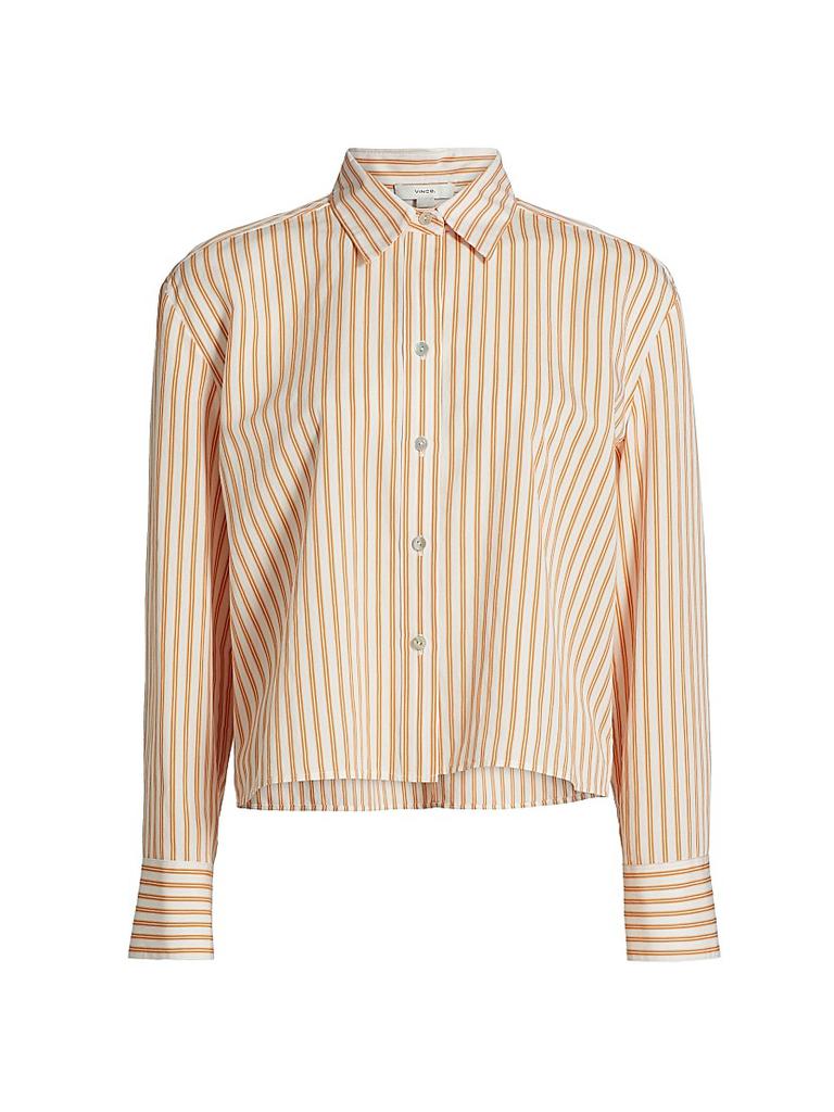 Vince Till Stripe Cropped Shirt