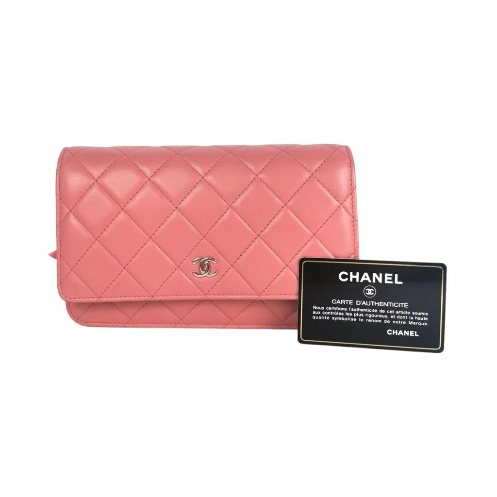 Chanel WoC Pink Lambskin Silver 1