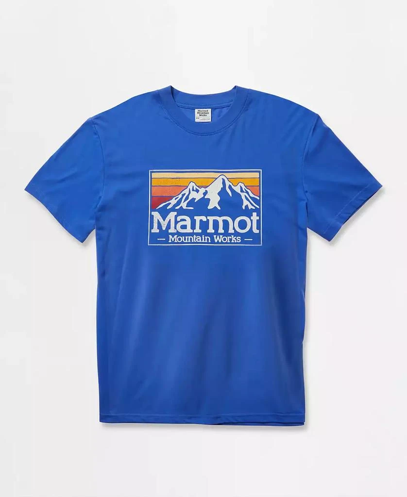 Marmot Men's Mountain Works Gradient Logo Graphic Short-Sleeve T-Shirt 3