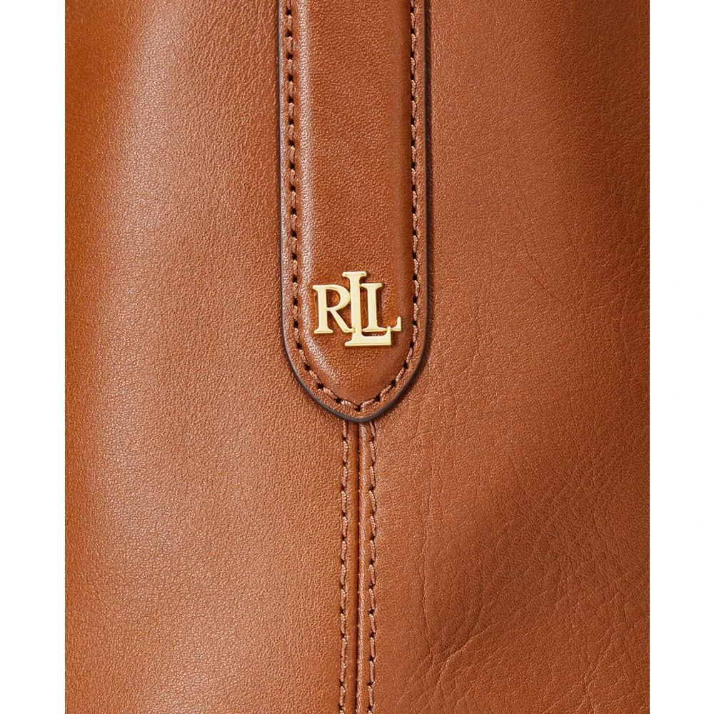 Lauren Ralph Lauren Kassie Large Leather Shoulder Bag 4