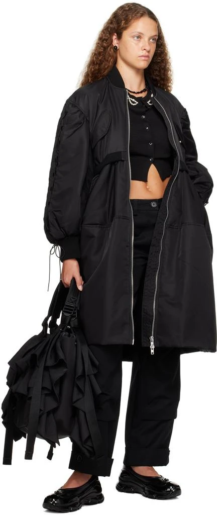 Simone Rocha Black Frilly Bag 4