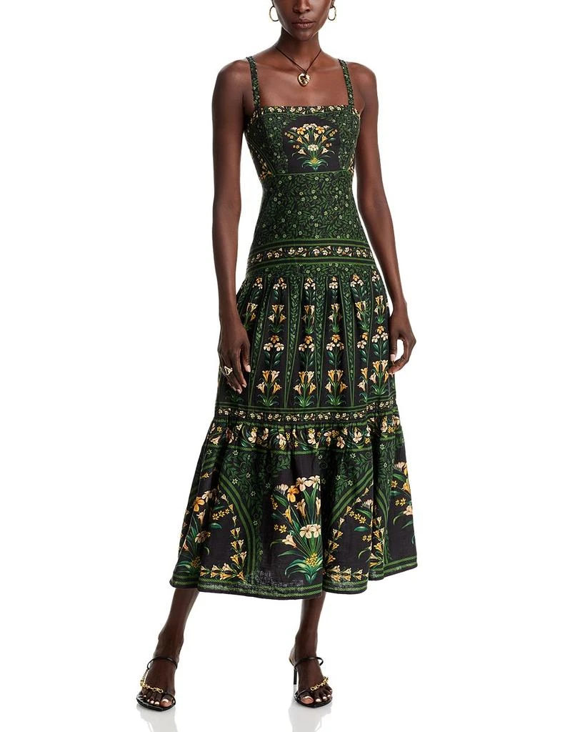 Farm Rio Flowers Arch Sleeveless Maxi Dress 1