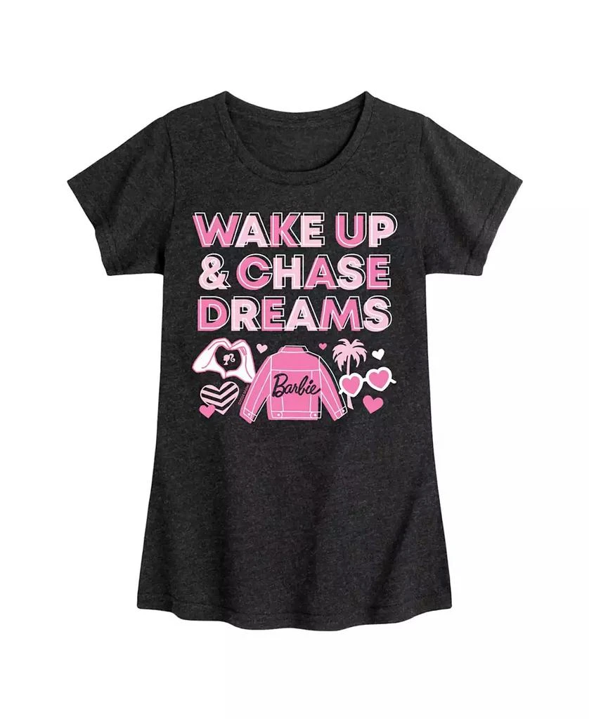 Barbie Big Girls Wake Up Chase Dreams Graphic Short Sleeve T-Shirt 1
