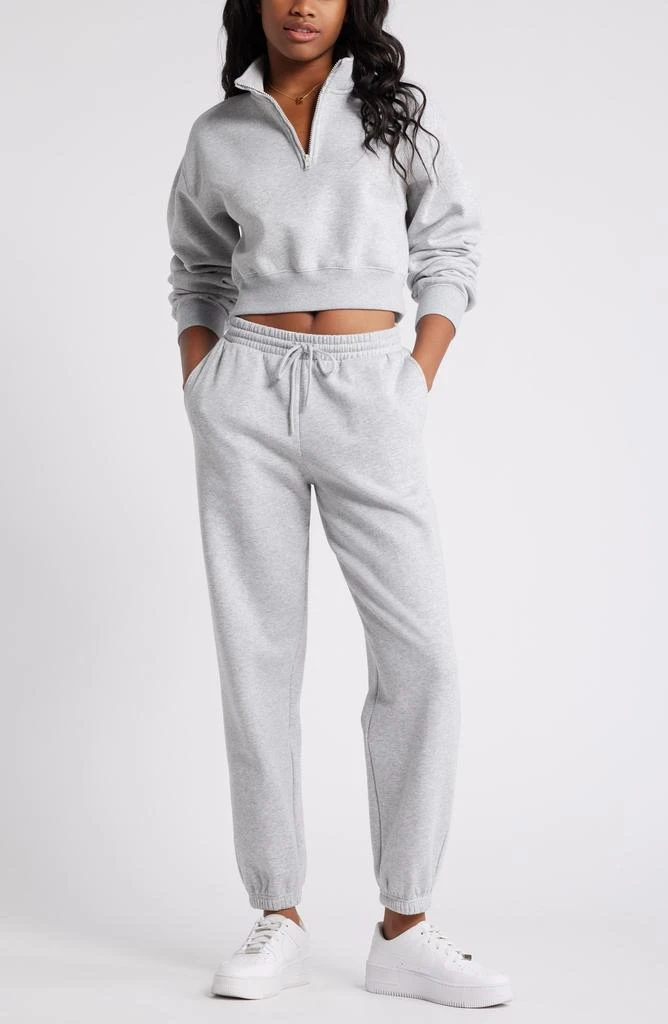 BP. Quarter Zip Fleece Detail Sweatshirt 2