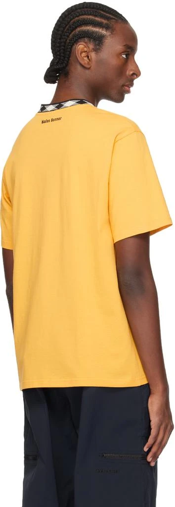 WALES BONNER Yellow 'Endurance' T-Shirt 3