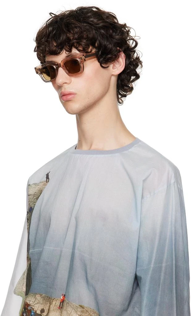 Akila SSENSE Exclusive Brown Casia Sunglasses 4