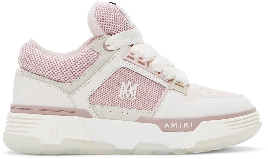 AMIRI White & Pink MA-1 Sneakers 1