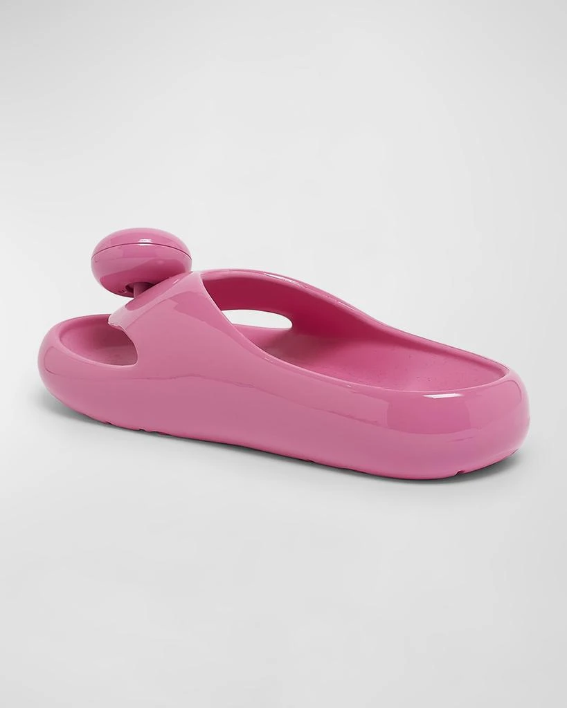 Loewe Pebble Foam Toe-Post Slide Sandals 4