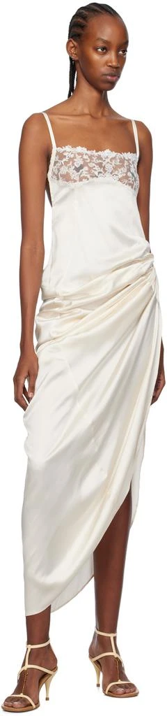 Shop Off-White Les Sculptures 'La Saudade longue brode' Maxi Dress on Sale  at BeyondStyle  Get 80% Off Off-White Les Sculptures 'La Saudade longue  brode' Maxi Dress with Limited-Time Flash Deals, Exclusive