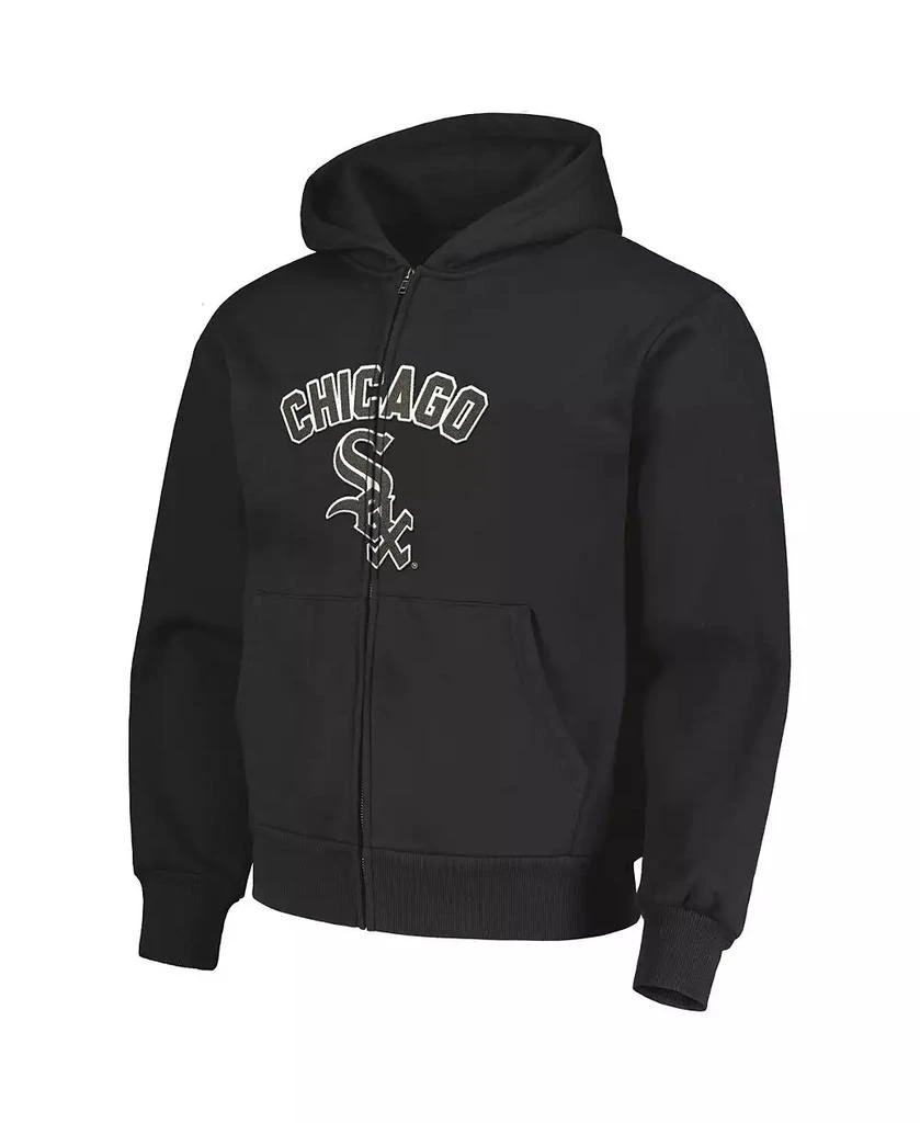 PLEASURES Men's Black Chicago White Sox Opening Day Full-Zip Hoodie 2