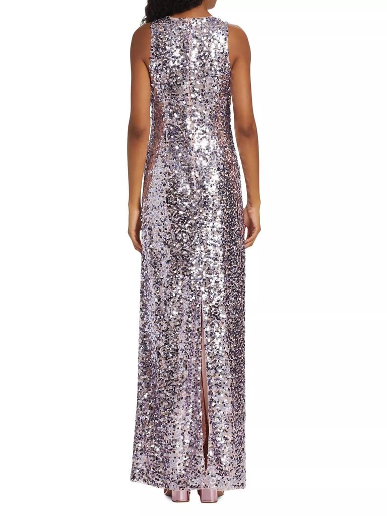 LDT Sequined Twist-Front Racer Gown 5