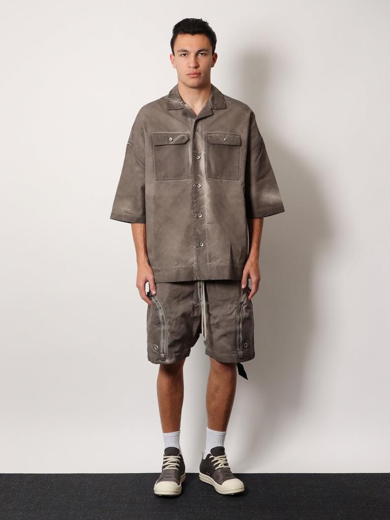 DRKSHDW Bauhaus denim bermuda shorts with maxi pockets