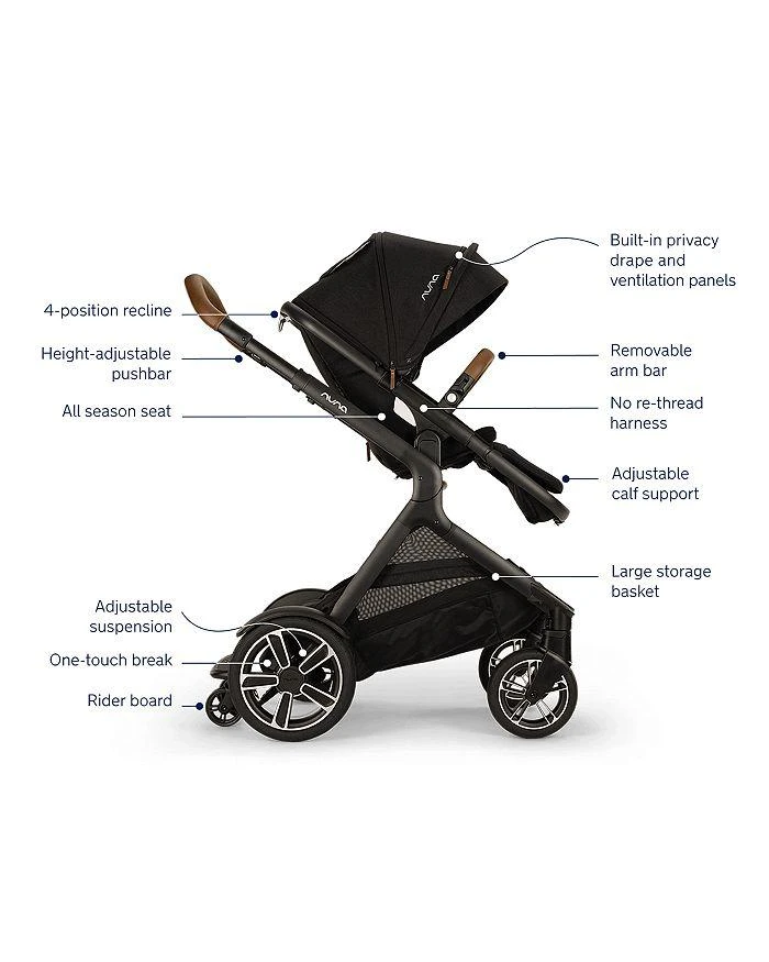 Nuna DEMI™ Next Stroller + Ride Along Board 3