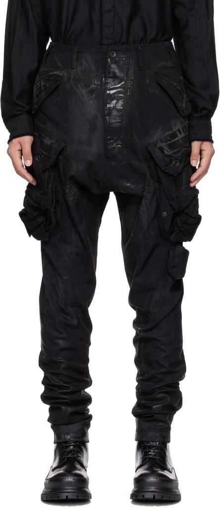 Julius Black Gasmask Cargo Pants