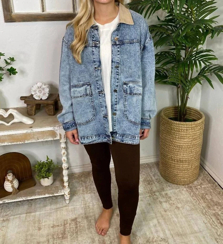 Easel Easel - Barn Coat With Tan Collar 4