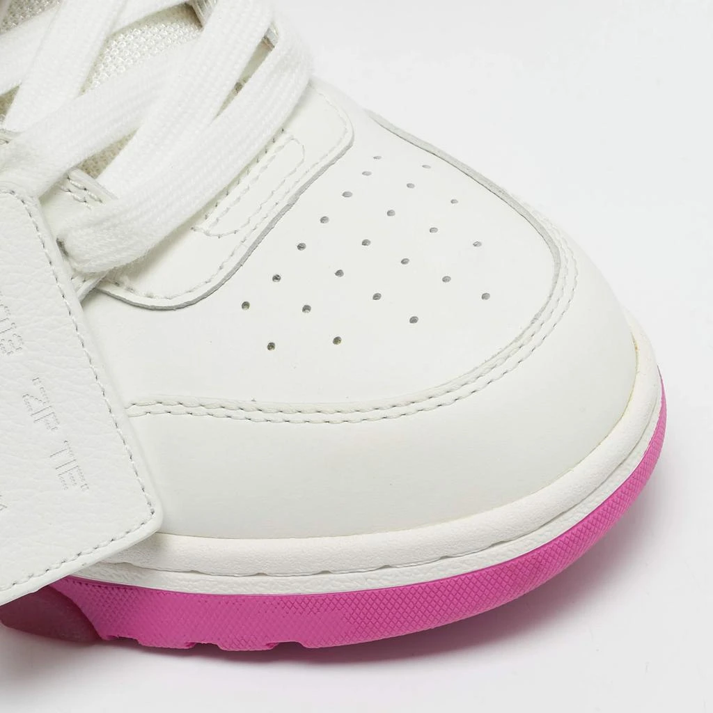 Off-White Off-White White Leather Out Of Office Sneakers Size 38 7