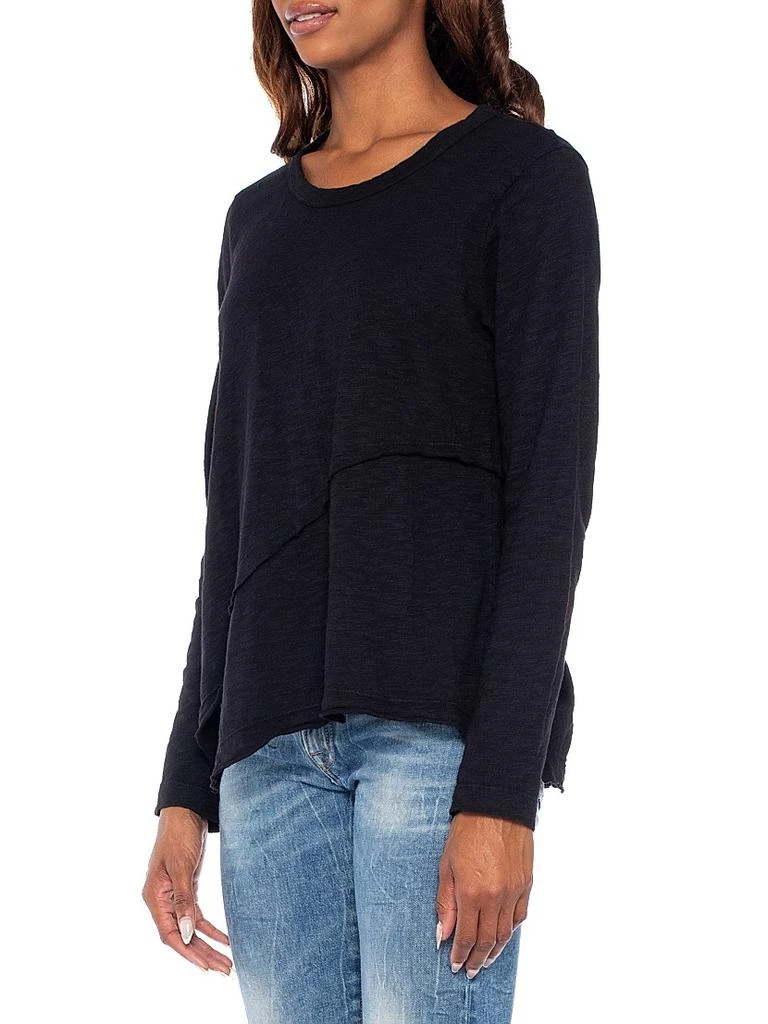 Wilt Crew Long Sleeve Easy Crossover Hem 4