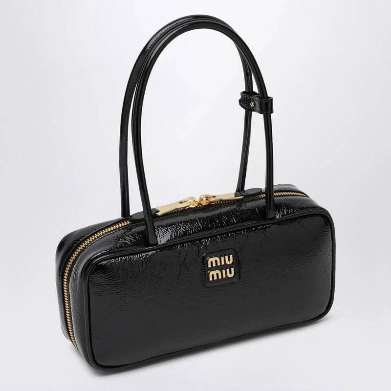 Miu Miu Black Beau bag in naplak patent leather 3