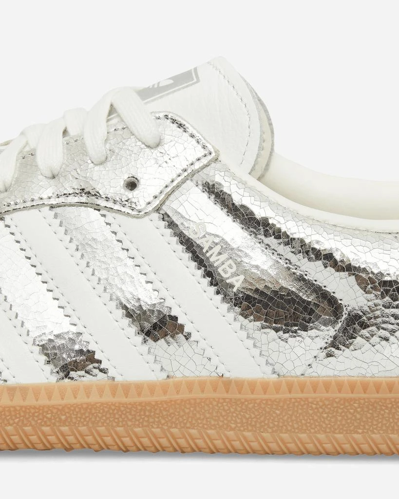 Adidas Women's Samba OG Sneakers Silver Metallic / Cloud White 6