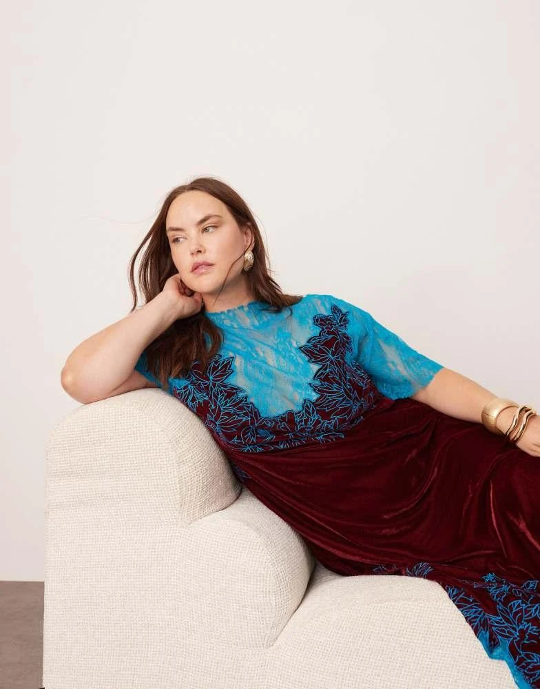 sachin and babi light blue dress Onyx and Ivory Florentina Petal Mini Dress main image 1