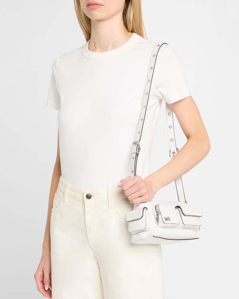 Michael Kors Dakota Small Leather Pocket Crossbody Bag