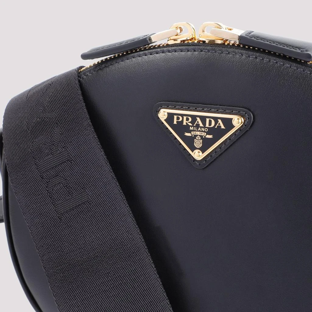 Prada BLACK LEATHER CROSSBODY BAG 4