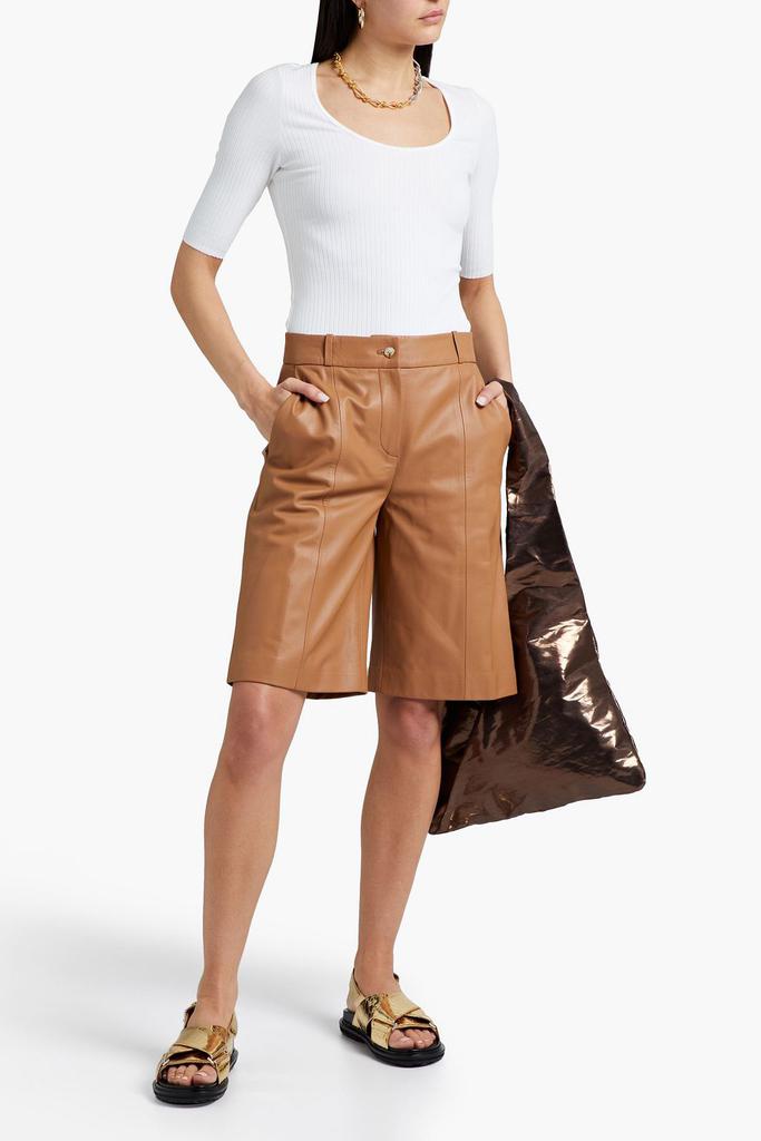 Nobody Denim Luxe ribbed-knit top
