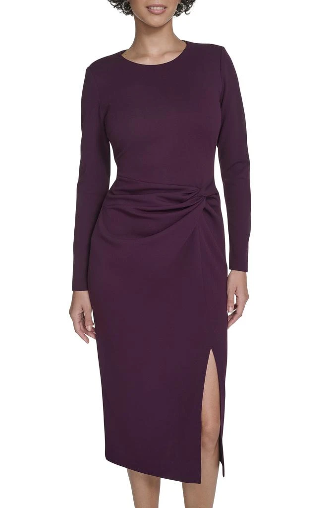 Calvin Klein Knot Waist Midi Sheath Dress 5