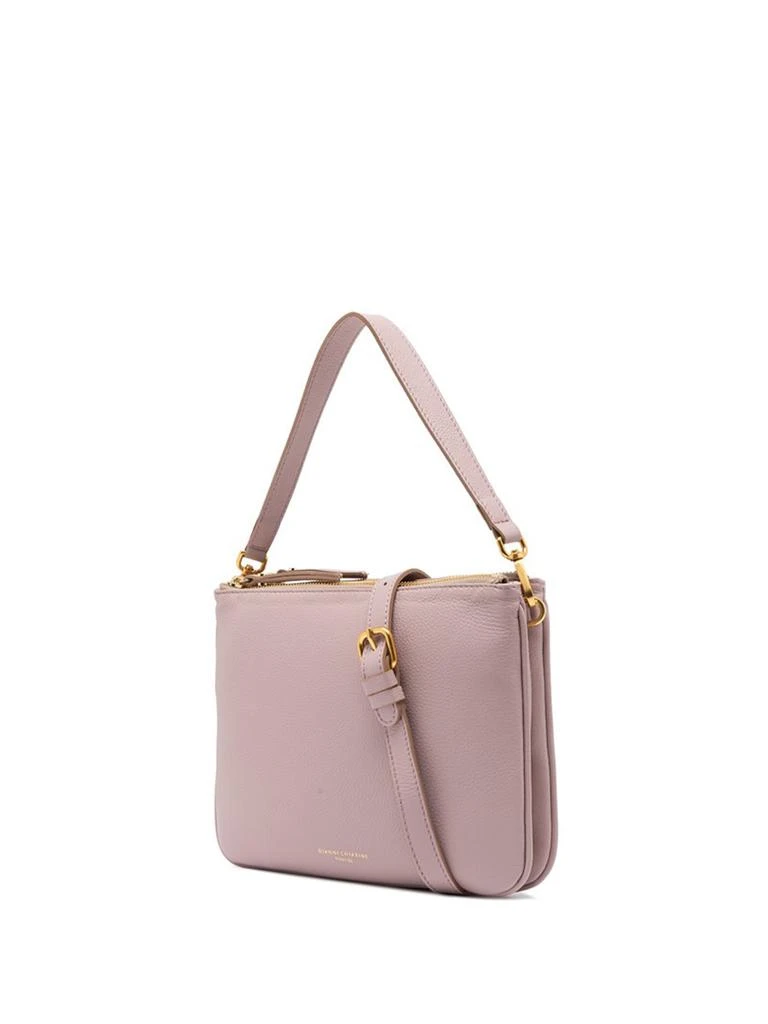 Gianni Chiarini Pink Frida Shoulder Bag In Matte Leather 2