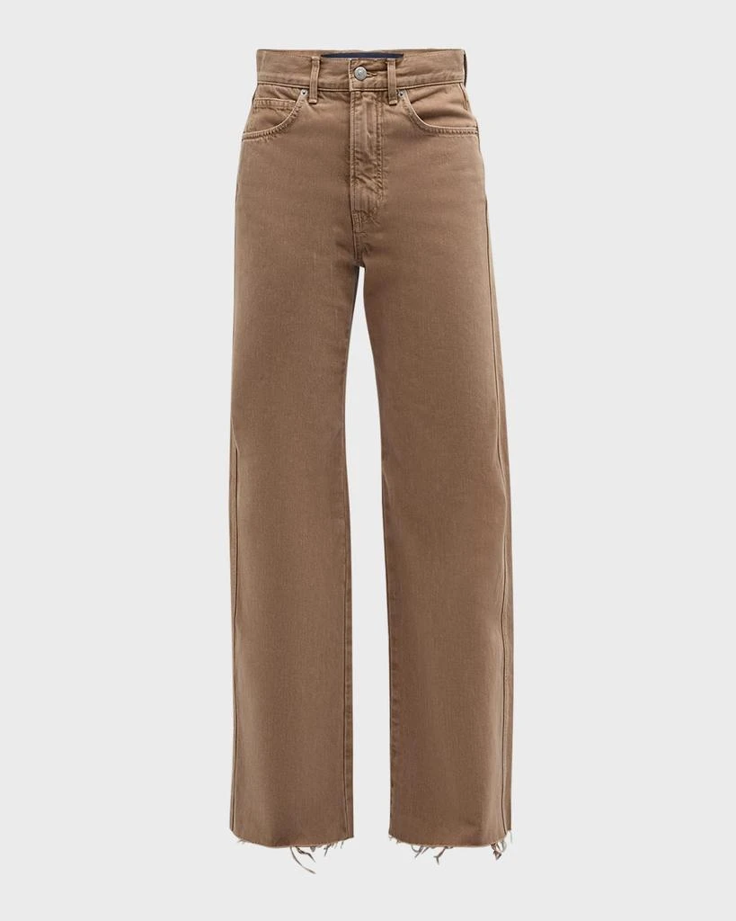 VERONICA BEARD Taylor High-Rise Wide-Leg Jeans 1