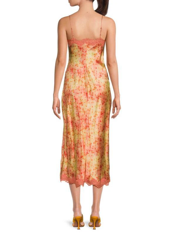 CAMI NYC Peride Floral Silk Slip Midi-Dress 2