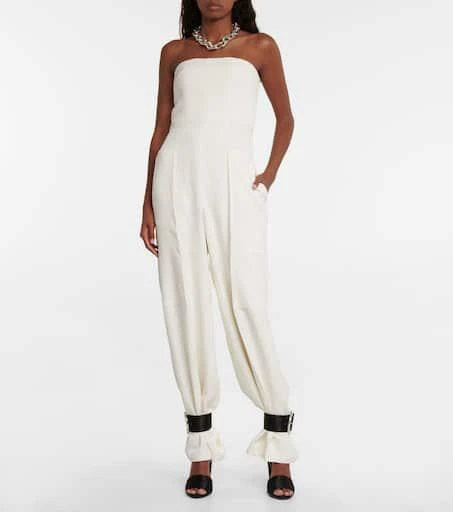 Tom Ford Paneled bandeau satin jumpsuit 2