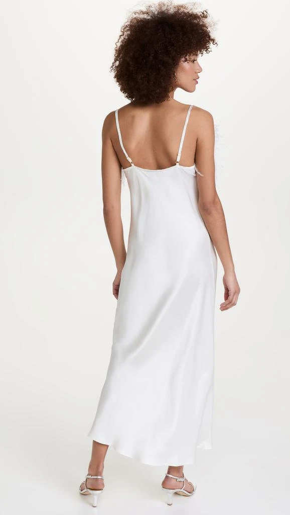 Sleeper Boheme Slip Dress with Feathers 2