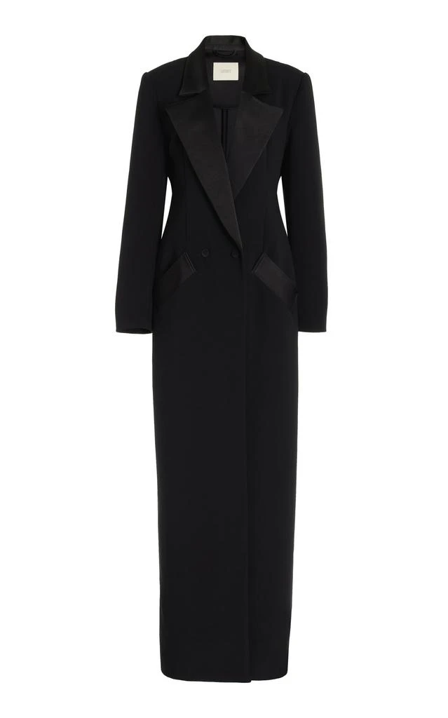 LAPOINTE LAPOINTE - Bonded Satin Coat - Black - US 6 - Moda Operandi 1